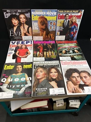 ENTERTAINMENT WEEKLY MAGAZINE, LOT OF 9, 2019 - Image 1 of 4