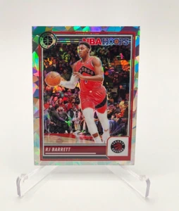 2023-24 Hoops Premium Stock #158 RJ Barrett Cracked Ice Prizm - Raptors - Picture 1 of 2