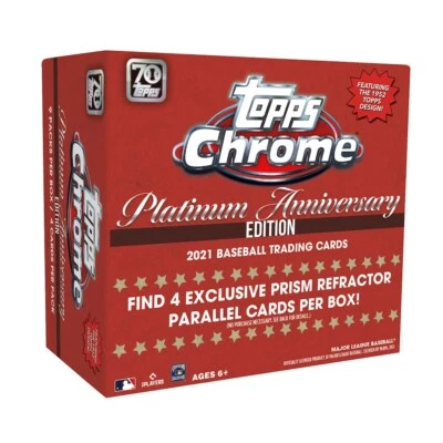 2021 Topps Chrome Platinum Anniversary *YOU PICK* Base #1-250 *BUY 2+ & SAVE* - Image 1 of 3