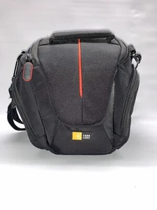 Case Logic Black Nylon DCB304 High Zoom Protective Camera Case Bag Adjustable  - Picture 1 of 11