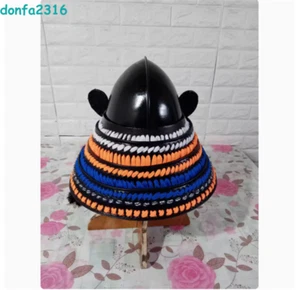 Japanese Samurai 1:1 Wearable Armor Helmet Warrior Hat Cosplay Masks Halloween - Picture 1 of 5