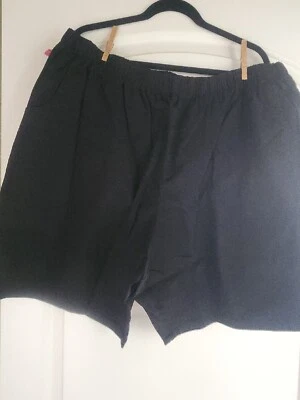 Nuevos pantalones cortos negros con bolsillos de lona para mujer talla 32 Foto 1 de 4