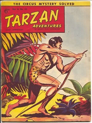 Tarzan Adventures Vol. 8 #33 1958 - Misterio de circo resuelto - Celardo - Burroughs - FN Foto 1 de 2