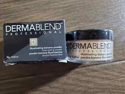 Dermablend Illuminating Banana Powder Loose Setting Powder 0.63 Oz / 18 g NIB - Image 1 of 2