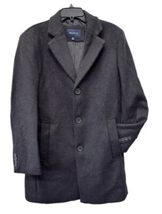 Braveman Charcoal Gray Wool Blend Single Breasted Car Coat Men's Size S, NEW - Picture 1 of 4