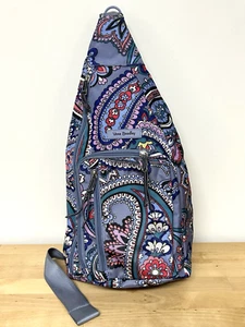 Vera Bradley Lighten Up Sling Backpack Kona Paisley MultiPocket HandsFree Travel - Bild 1 von 15