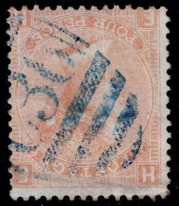 1865 GB Used Abroad PERU C36 ARICA 4d Vermilion Pl 14 EH SG 94 Z7 VGU - Picture 1 of 1