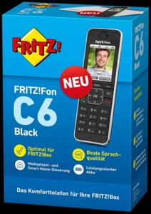 AVM Fritz! Fon C6 black (20002964) von Händler ⭐⭐⭐⭐⭐ - Photo 1/1