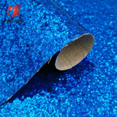 Sparkly Chunky Glitter Fabric Rainbow iridescent Faux Leather DIY Bow Earring - Image 1 of 4