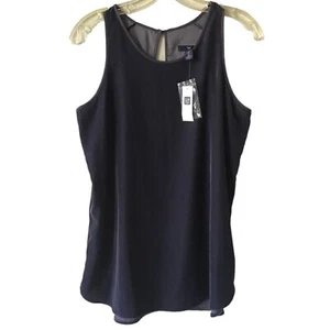 Gap factory women’s S velvet gray purple tank Top New loose oversized deadstock - Picture 1 of 12