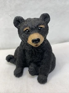 Annies Emporium Vintage Black Bear Sitting Figurine Decorative Rustic - Picture 1 of 3
