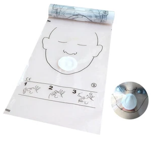 36pcs/roll CPR Mask Artificial Respiratio Transparent CPR Face Shield - Foto 1 di 8