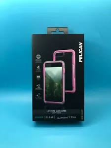 Pelican Voyager Phone Case Apple iPhone 7plus, 8 Plus, 6s Plus, 6Plus Clear/Pink - Picture 1 of 3