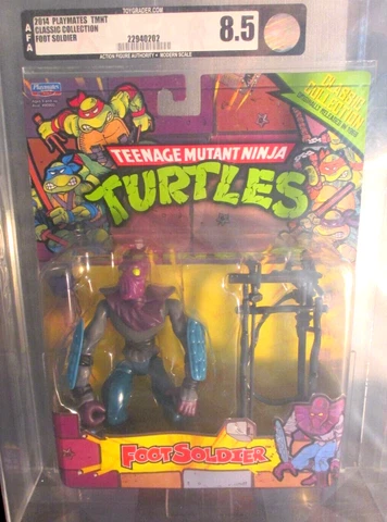 Foot Soldier AFA 8.5 Playmates TMNT Classic Collection Toys 'R' US Cover