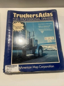 Vintage Truckers Atlas for Professional Drivers/Free Interstate Road Map (1995) - Picture 1 of 8