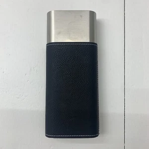 Étui à cigares en métal faux cuir - Photo 1/5