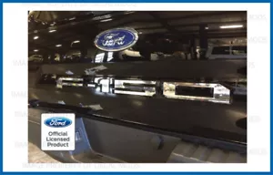 2018 Ford F150 Tailgate Inserts Decals Letters Indent Stickers - CHROME MIRROR - Foto 1 di 1