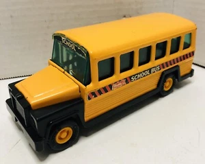 Vintage 1980 Buddy L Yellow School Bus 6 1/2" L Yellow Rims Made in Japan - Picture 1 of 8