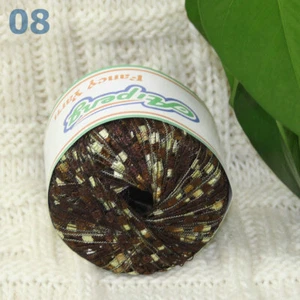 Sale New Lot of 1 Ballsx50g High-quality Nylon Ladder Track Knitting Yarn Brown - Picture 1 of 6