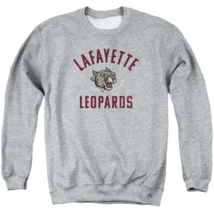 Lafayette College Adult Crewneck Sweatshirt Leopards, Athletic Heather, S-3XL - Picture 1 of 5