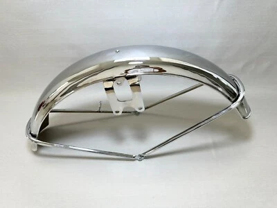 Suzuki GT250 GT 250 GT250 A/B/C 1973 To 1978 New Chrome Mud Guard Front Fender. - Imagem 1 de 4