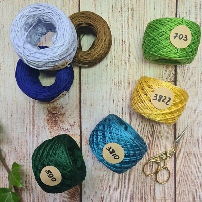 DMC 310 B5200 Stranded Cotton Embroidery Cross Stitch Thread Cake Ball Skein - Image 1 of 4