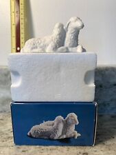 Vintage 1983 Avon Nativity Collectibles The Sheep White Porcelain Taiwan W Box