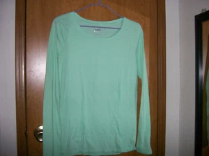 girls l/s teal tee by Justice size 18 - Picture 1 of 3