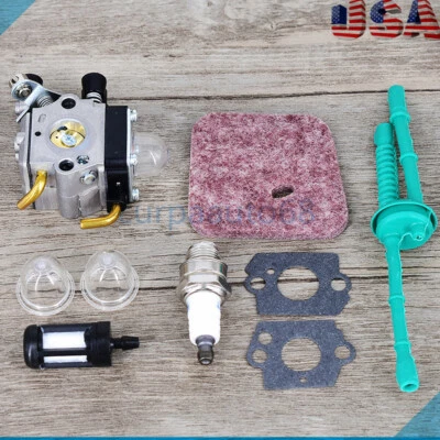 AUTO-CURPAAUTO Carburetor for STIHL FS38 FS45 FS46 FS55 KM55 KM55R Air Fuel filter Carb Gaskets