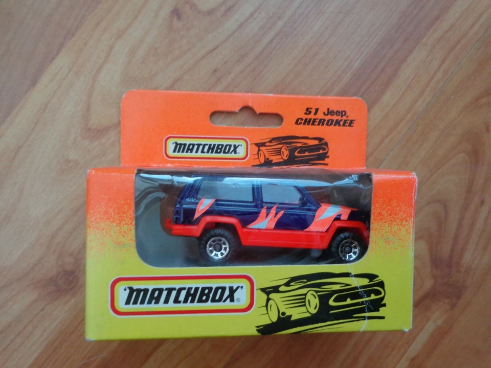 VINTAGE MATCHBOX #51 JEEP CHEROKEE CAR DIECAST MODEL BOXED - Image 1 of 1