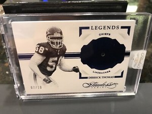 Panini Flawless Sapphire  Encased Base Card Chiefs Derrick Thomas 07/10  2016