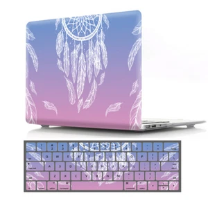 Hard Protective Case + Keyboard Skin for Macbook Air 13 A1466 A1932 A2337 Touch - Picture 1 of 39