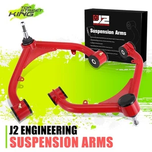 J2 Red Front Upper Control Arms For 99-13 Chevrolet Silverado 1500 GMC Sierra - Bild 1 von 6