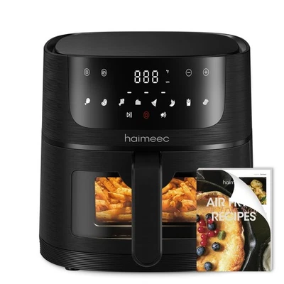 HAIMEEC Friggitrice ad aria 6L 8 preimpostazioni air fryer Funzione Shake e - Immagine 1 di 4