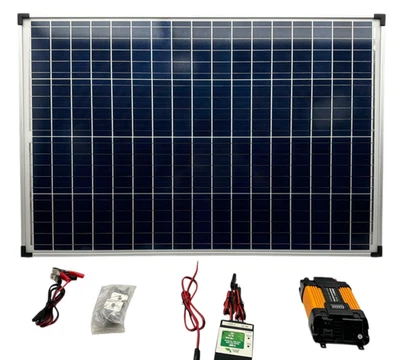 Controlador de carga inversor de energía de panel solar cristalino 110 W NATURE POWER 53110 Foto 1 de 4