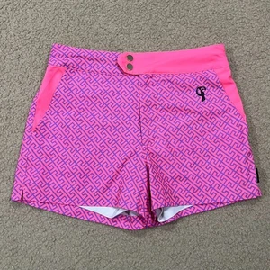 Tucann Mens Luxe Pink Purple Printed Swim Shorts Size Medium - Picture 1 of 7