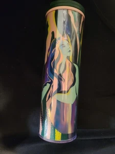 Starbucks Mermaid Siren Iridescent Acrylic Vacuum Insulated Tumbler 16oz NEU - Bild 1 von 4