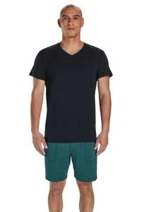 Pair of Thieves Men's Supersoft Classic Short Sleeve V-Neck Tee Black Large $13 - Picture 1 of 6