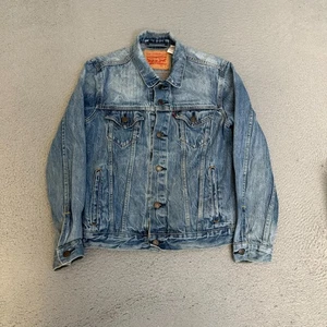Levis Denim Jacket Mens Size Small Blue - Picture 1 of 7