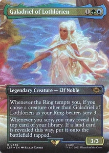 Galadriel of Lothlorien Borderless Lord of the Rings: Tales of MiddleEarth Foil - Picture 1 of 1