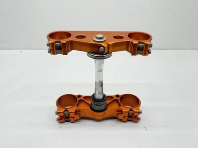 KTM 125-450 2016-2022 edición de fábrica triple abrazadera árbol naranja Billet SXF XCF SX Foto 1 de 4