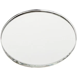 Plymor 2" Round, 3mm Thick Non-Beveled Glass Mirror Circle - Picture 1 of 1