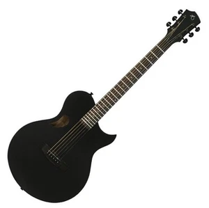 Guitarra Acústica HEX Y500F S/BK Cuerpo Cámara Delgado Negro Satinado LR Bolsas - Imagen 1 de 13