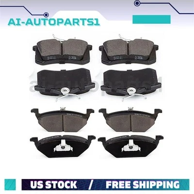 Pastillas de freno delanteras + traseras cerámicas para Audi A1 2011 - 2013 2014 2015 2016 2017 2018 Foto 1 de 4