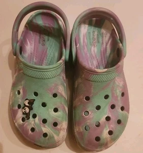 Crocs Women's Multicolors Platform Marbled Clogs Size 6 Iconic Comfort - Bild 1 von 6