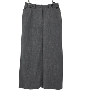 Lauren Ralph Lauren Women's 6 US Wool Blend Long Midi Straight Skirt Pockets - Picture 1 of 13