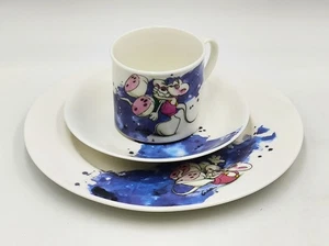Diddl Service Tasse Untertasse Kuchenteller Früschtücks Set Sammlung Geschirr - Bild 1 von 9