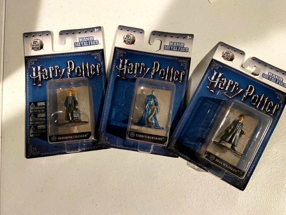 Jada Nano Metalfigs HP4 HP3 HP6 Hermione Granger Voldemort Ron Weasley Harry  Foto 1 de 1