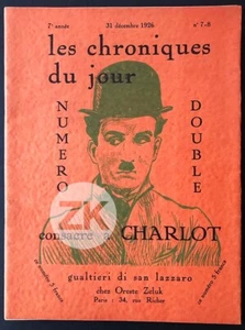 CHARLOT Masereel CHAPLIN F. Léger CENDRARS Carco M. Jacob Salvat Cami Revue 1926 - Picture 1 of 1