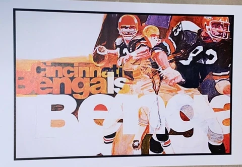 Cincinnati Bengals Poster - Joe Burrow - Jamarr Chase - Boomer Esiason - Munoz Cover